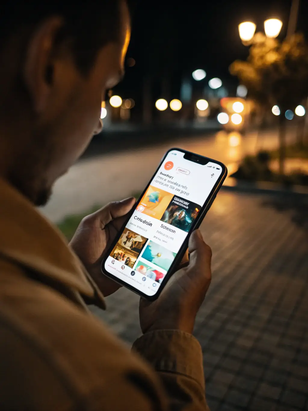 A mobile app interface displayed on a smartphone, highlighting intuitive design and seamless user experience, representing Switch4Tech.in's mobile app development capabilities.